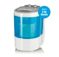 EASYmaxx Wäscheschleuder Waschautomat kompakt für bis zu 3 kg Wäsche, Mini-Waschmaschine mit mit Wasch- und Schleudertimer