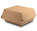 www.to-go-verpackungen.de Burgerbox Pure braun XXL, unbedruckt, 400 Stück