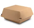 Burgerbox "Pure" braun XXL, unbedruckt, 400 Stück