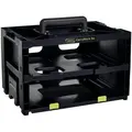 raaco Sortimentskasten, Tragerahmen CarryMore 80, leer Farbe: schwarz