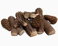 shoperama 9-teilige Keramik Holzscheite Set - Dekoholz Kamin mit 6 Holzscheiten & 3 Tannenzapfen für Bio-Ethanol- und Gas-Kamine, Kamin Deko