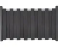 Vorgartenzaun GroJa Merano vormontiert ohne Pfosten Rahmen Aluminium 180 x 90 cm