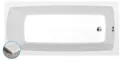 Polysan s.r.o. Badewanne LILY SLIM Rechteckwanne 140x70x39cm, weiß, Polysan-72201S