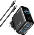 Anker 100W USB-C Ladegerät Laptop Netzteil Schnellladeleistung mit 3 Ports - NEU