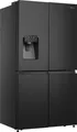 Hisense RQ760N4SBFE Side by Side Kühl-Gefrier-Kombination Edelstahl schwarz