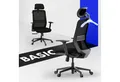 FLEXISPOT Bürostuhl Ergonomischer Schreibtischstuhl (verstellbare Rückenlehne & Lendenwirbelstütze & Armlehnen, Kopfstütze zum aufhängen von Kleidung), Höhenverstellbarer Sitz, Arbeitsstuhl, Computerstuhl, 90°-125°