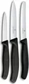 Victorinox Gemüsemesser-Set 3 Stück - schwarz
