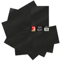 10er Set DIN A4 Bögen Schwarz 30x21cm ORACAL 631 Matt Folie Auto Plotter