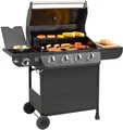El Fuego Gasgrill Columbus 4+1, BxTxH: 130x58,5x107,5 cm