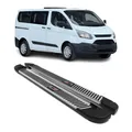 Trittbretter Seitenbretter Schweller für Ford Transit Custom 2012-23 L1 Schwarz