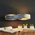 Quitani LED Wandleuchte, Wandlampe Innen 'Lian' (Design, Modern) in Braun aus Al