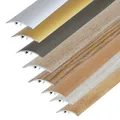 Dalsys Übergangsprofil Anpassungsprofil 90cm x 50mm Silber zum Schrauben inkl. Befestigungsmaterial, aus Aluminium