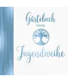 Gästebuch meiner Jugendweihe: Deko Blau für Jungen I Jugendfeier I Geschenke &