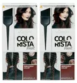 2x Loreal Paris Colovista Permanent Paint # Marsala dauerhafte Haarfarbe,NEU