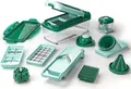 Genius Allesschneider Nicer Dicer Fusion Smart A33811 | 16-teilig | Würfeln, Hobeln, Julienne, Spiralschneider | Mint