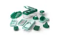 Genius Gemüseschneider Zerkleiner Nicer Dicer Fusion Smart Gemüsehobel manuell, Julietti Spiralschneider für Juliennes, Würfel