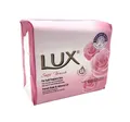 BURI Fußpeeling 4x LUX Seifenstücke Soft Touch 3er Pack französische Rose Mandelöl