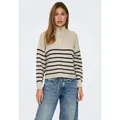 ONLY Strickpullover ONLTokyo (1-tlg) Plain/ohne Details grau S (36)