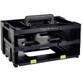 raaco Sortimentskasten raaco CarryMore 55 Sortimentskoffer (B x H x T) 386 x 195 x 278 mm (CarryMore 55) schwarz