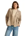 CECIL Damen B202024 Kurze Trench Jacke, Light Toffee, XXL