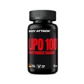 Body Attack LIPO 100-60 vegane Kapseln - Stoffwechsel Beschleunigen mit Lipocholine®, 200 mg Koffein, Ginseng & Grüner Tee Extrakt, Theacrin - Für Fatburner-Training & Diät - Made in Germany