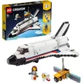 LEGO 31117 3-in-1 Spaceshuttle-Abenteuer Weltraum Spielzeug für Kinder ab 8 Jahren mit Astronauten-Figur - Silber