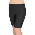 Aquarti Badeshorts Aquarti Damen Schwimmradler Badehose Schwimmhose große Größen schwarz 50
