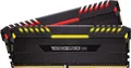 Corsair Vengeance RGB 16GB (2 x 8GB) DDR4 2666MHz C16 XMP 2.0 Enthusiast RGB LED-Beleuchtung Speicherkit, schwarz