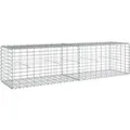 vidaXL Gabione mit Deckel 200x50x50 cm Verzinktes Eisen 3295133