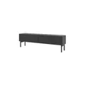 Selsey Lowboard   ¦ schwarz ¦ Maße (cm): B: 175,5 H: 51 T: 31.6
