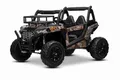 RIRICAR Elektroauto für Kinder 24V UTV, Schwarz, Kinder elektroauto 2 sitzer mit 2,4 GHz Ferbedienung, 2 x 200 W Motor, Lithium-Akku, Eva-Räder, gepolsterter Sitz, USB, SD-Karte