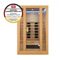 Infrarotkabine Nyborg S120K - Infrarotsauna 2 Personen -LED-Farblicht, 5 Keramik- 1 Flächenstrahler