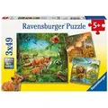 Ravensburger Puzzle Puzzle Tiere 3x49 Teile, Puzzleteile