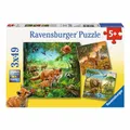 Ravensburger Puzzle Tiere Der Erde Kinderpuzzle Kinder Puzzlespiel 3 x 49 Teile