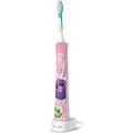 Philips Sonicare For Kids For Kids HX6352/42 Elektrische Schallzahnbürste, Kind, Schallzahnbürste, Pink, 62000 Bewegungen pro Minute, LED, Ergono... - Rosa