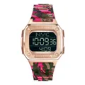Philipp Plein Unisex Uhr Digital Quarz HYPER SHOCK Rosé PWHAA1622 Silikon