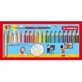 Multitalent-Stift woody 3 in 1 VE=18 Stück + 1 Spitzer + 1 Pinsel
