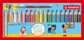 Buntstift, Wasserfarbe & Wachsmalkreide - STABILO woody 3 in 1 - 18er Pack mit