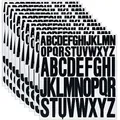 LIMITADA 10 Blatt Selbstklebende Buchstaben Buchstaben Aufkleber Groß Buchstaben Sticker Buchstaben Aufkleber Wasserfest Klebebuchstaben Sticker Buchstaben Vinyl Alphabet Aufkleber für Kunsthandwerk