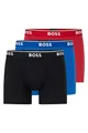 BOSS Hugo Herren Boxer Brief 3p Co/EL Boxershorts, Mehrfarbig, XXL