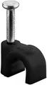 Kabelschelle 5 mm, schwarz, 100 Stk .