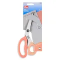 Prym 610537 Stoffschere 21 cm mit Micro Serration, Schneiderschere für präzises Schneiden von Stoff, Nähschere für Nähen, Patchwork und Handarbeit, aprikot