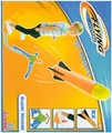 Simba Super Rakete Spielset mit 3 Schaumstoffraketen, 24cm Länge, 15m Flughöhe und verstellbarer Abschußvorrichtung