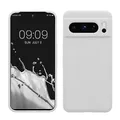 kwmobile Handyhülle für Google Pixel 8 Pro Hülle, für Pixel 8 Pro Case - Hülle Silikon - kabelloses Laden - Weiß