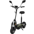 eFlux E-Scooter Street 20 | Scooter Klappbar - Elektro Roller - Straßenzulassung - Sitz höhenverstellbar - E-Roller - 20 km/h - 500 W (Schwarz)
