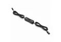 kalb Schalter LED Handschalter 12–24 V DC, 2-poliger Kabelschalter max. 3 A, schwarz