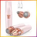 Augenbrauenrasierer & Gesichtsrasierer 2-in-1 für Frauen Epilierer Pink
