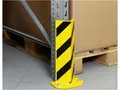 Rammschutz Eck-Form für Zwischenständer gelb/schwarz HxBxT 400x100x100 mm