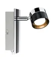 Paulmann Wandleuchte Paulmann Spotlight Stage Balken 1x3W Schwarz Chrom 230V Metall, Paulmann Spotlight Stage Balken 1x3W Schwarz Chrom 230V Metall