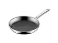 WMF Bratpfanne Profi Resist, Schwarz, Silber, Metall, rund, backofengeeignet, kratzfest, rostfrei, antihaftbeschichtet, ergonomischer Griff, Kochen, Pfannen, Bratpfannen